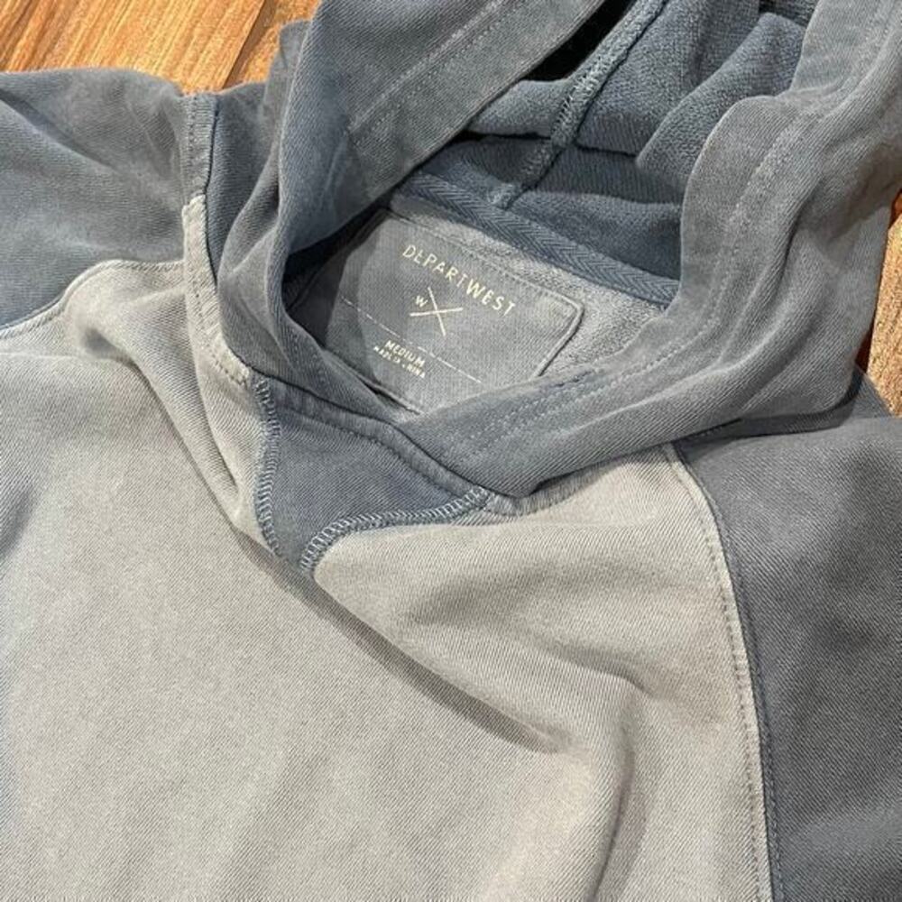 Men's‎ DepartWest Medium Hoodie Blue Colorblock